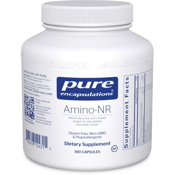 Pure Encapsulations, Amino-NR, аминокислоты, для энергии и спортивной активности, 180 капсул