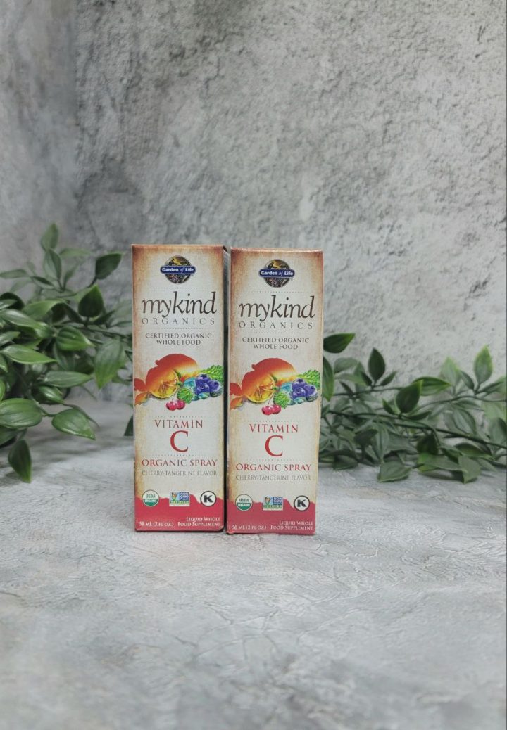 Витамин C, органический спрей, Mykind Garden of Life, 58 мл со вкусом вишни, ДИСКОНТ