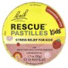 Bach, RESCUE Kids, пастилки для детей, для снятия стресса, клубника, 35 пастилок, 50 г