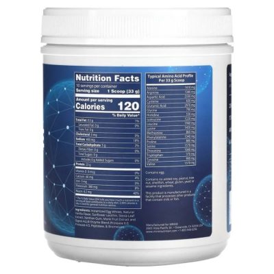 MRM Nutrition, Протеин из яичного белка, вкус ванили, 340 г