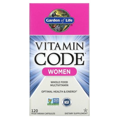 Garden of Life, Vitamin Code, Мультивитамины для женщин, 120 капсул