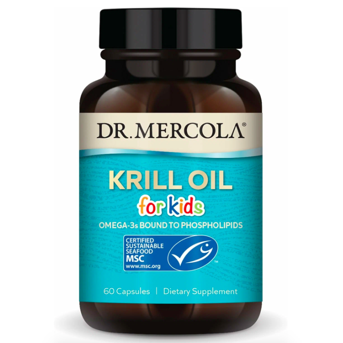 Dr. Mercola, Krill Oil Kids, масло криля для детей, 60 капсул