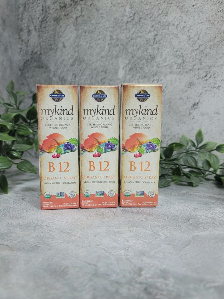 MyKind, Витамин B12, метилкобаламин, органический спрей, 58 мл, Garden of Life, ДИСКОНТ