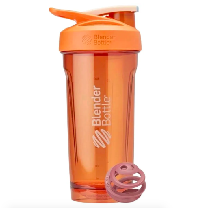 BlenderBottle, Шейкер спортивный, Tritan Sport (Citrus) + BlenderBall (Redwood), 828 мл
