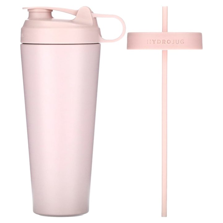 HydroJug, Hydro SHKR Tumbler, шейкер, нержавеющая сталь, розовый песок, 700 мл