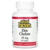 Цинк хелат Natural Factors, Zinc Chelated 25 мг, 90 таблеток