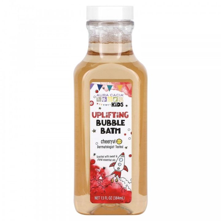 Aura Cacia, Kids, Uplifting Bubble Bath, детская пена для ванной, 384 мл