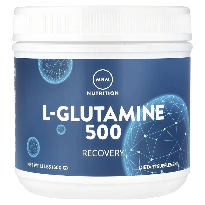 MRM Nutrition, L-Глутамин 500, порошок для восстановления и поддержки мышц, 500 грамм