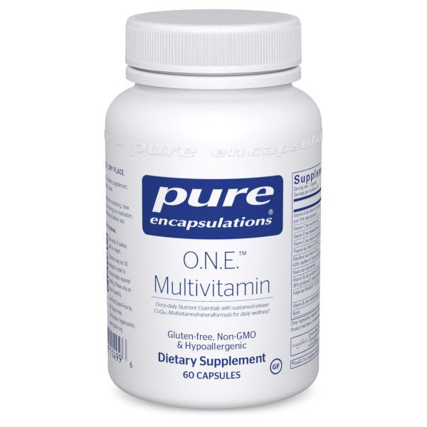 Pure Encapsulations, Мультивитамины O.N.E. с CoQ10, Multivitamin, 60 капсул
