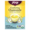 Yogi Tea, Comforting Chamomile, чай ромашка, без кофеина, 16 чайных пакетиков