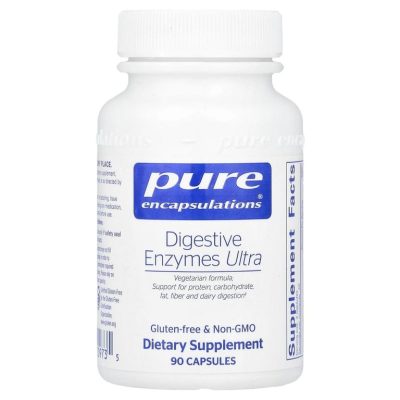 Pure Encapsulations, Пищеварительные ферменты, Digestive Enzymes Ultra, 90 капсул