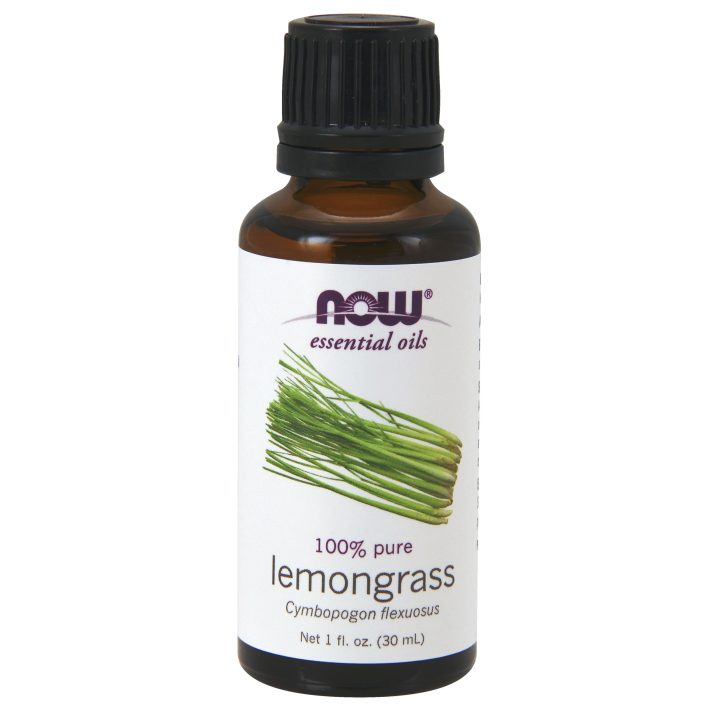 Now Foods, Lemongrass Oil, эфирное масло, лемонграсс, 30 мл