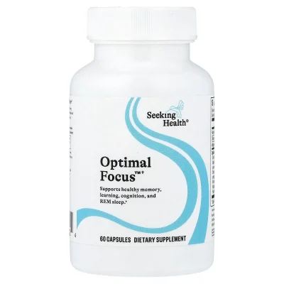 Seeking Health, для поддержки памяти и когнитивных функций, Optimal Focus, 60 капсул